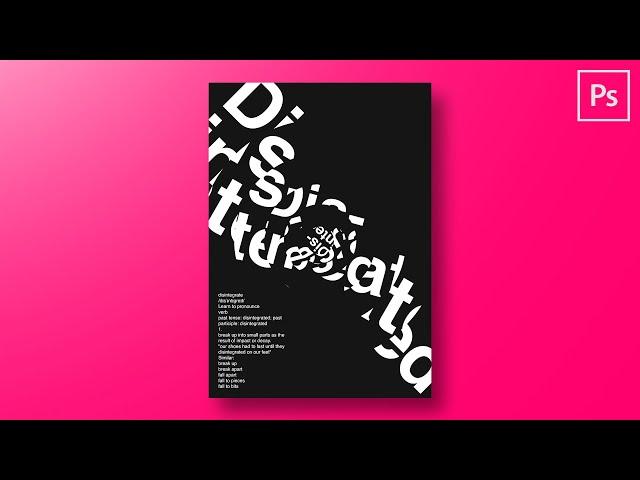 How to Create Circular Distortion Typography Poster | Photoshop Tutorial | Lineworks