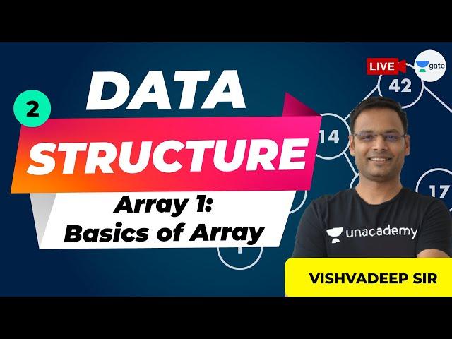 Array 1: Basics of Array | Data Structures | Lec 2 | GATE CSE/IT 2021 Exam