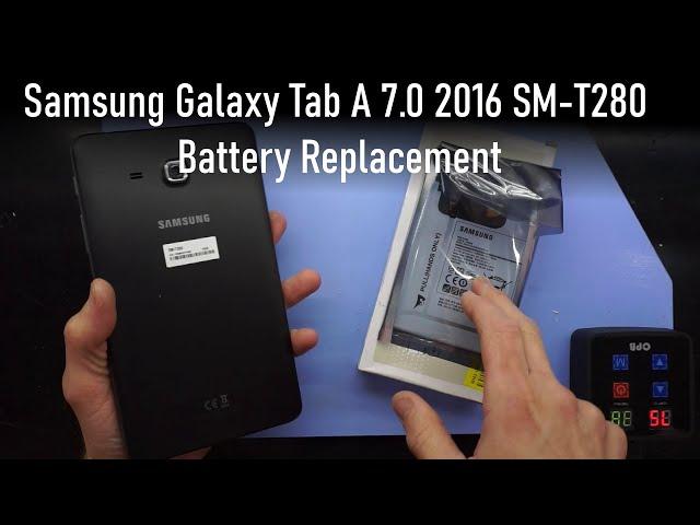 Samsung Galaxy Tab A 7.0 2016 SM-T280 Battery Replacement
