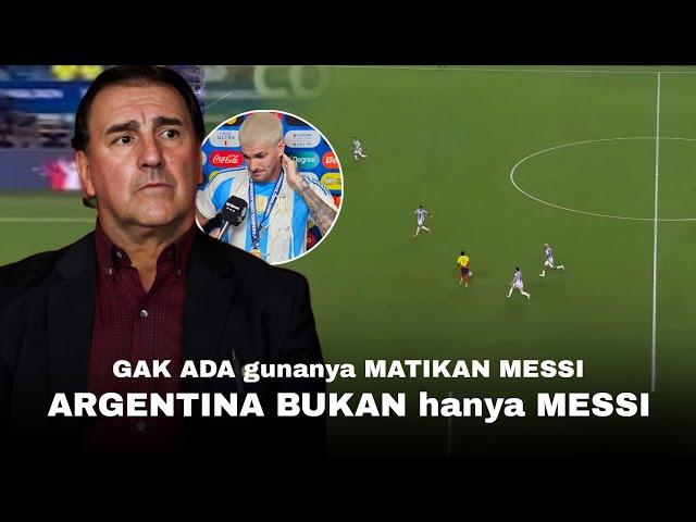 Benar Argentina Bukan Hanya Messi, Pelatih Kolombia Dibuat Sadar Dengan Solidnya Permainan Argentina