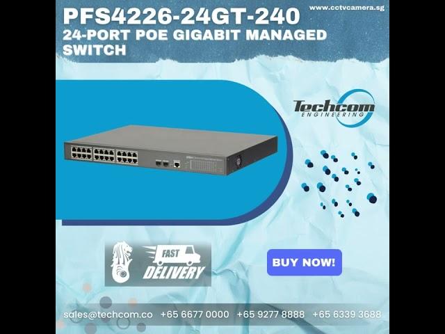 PFS4226-24GT-240  24Port PoE Gigabit Managed Switch #poeswitch #gigabitmanagedswitch #EthernetSwitch