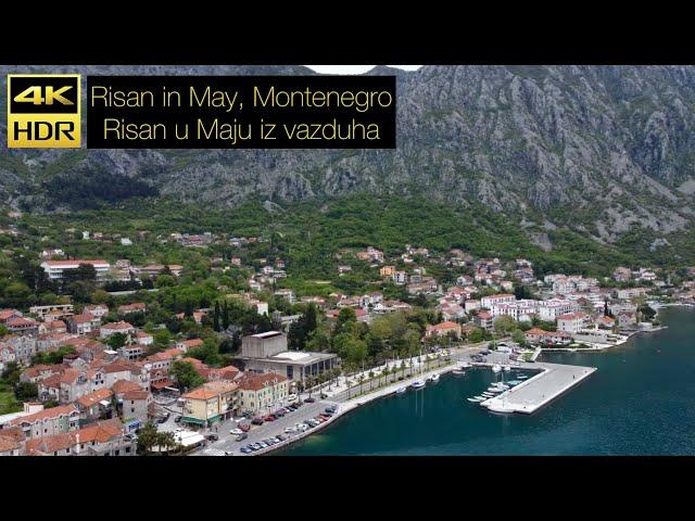 Risan in May [Aerial View] Montenegro Crna Gora, May 2023 - Risan u Maju iz vazduha