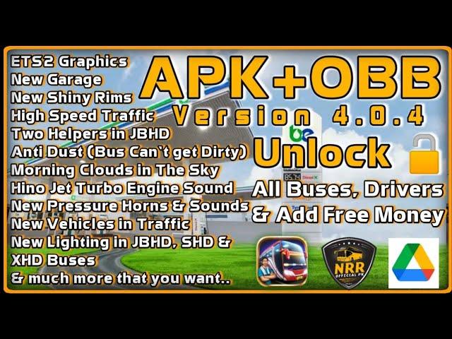 Pakistani Map Bussid Obb || Obb Version 4.0.4 || OBB + APK File 4.0.4 || NRR