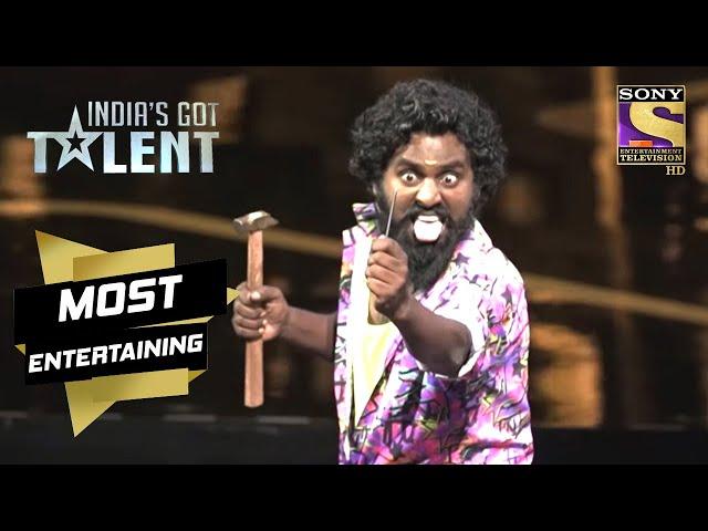 Drill Man's Terrific Act Gave Goosebumps To Everyone |India's Got Talent Season 9 |Most Entertaining