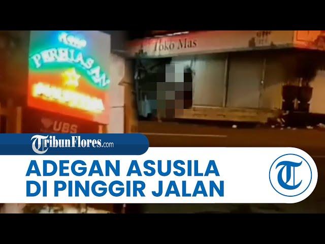 Viral Video 19 Detik Adegan Tak Senonoh Dua Sejoli di Emperan Pasar, Nekat Beraksi di Pinggir Jalan