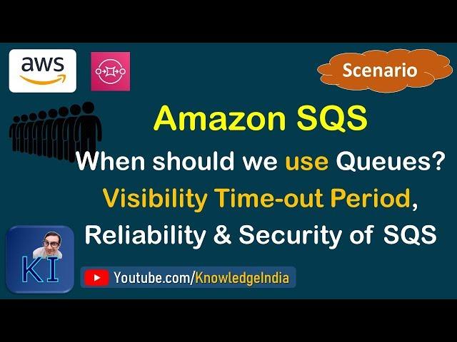 AWS SQS Concepts - When to use Queues? Scenario Explained | Reliability, Security of SQS