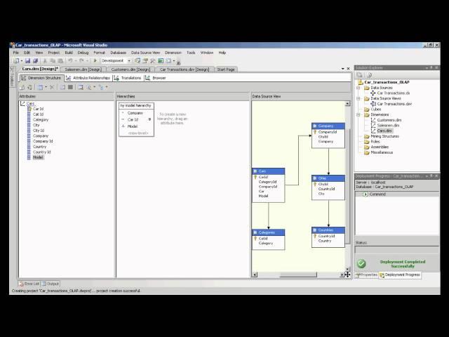 Analysis Services tutorial. Creating OLAP cube. Introduction to data warehouse