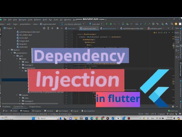 Dependency Injection in Flutter with Get IT