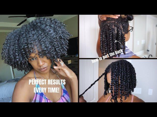 THE PERFECT TWISTOUT TUTORIAL on Natural Hair (PT 2) | DETAILED & EASY