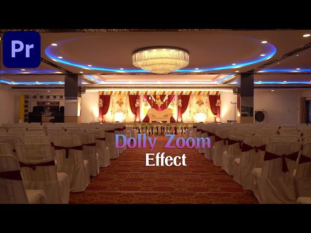 The Dolly Zoom Effect || In Premiere Pro Tutorial