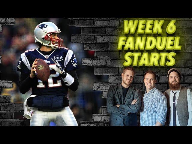 Week 6 FanDuel Starts - The Fantasy Footballers