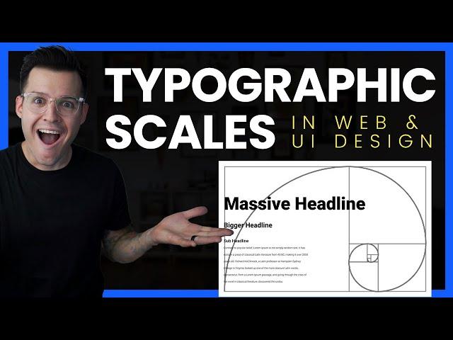 Typographic Scales in Web Design & UI Design