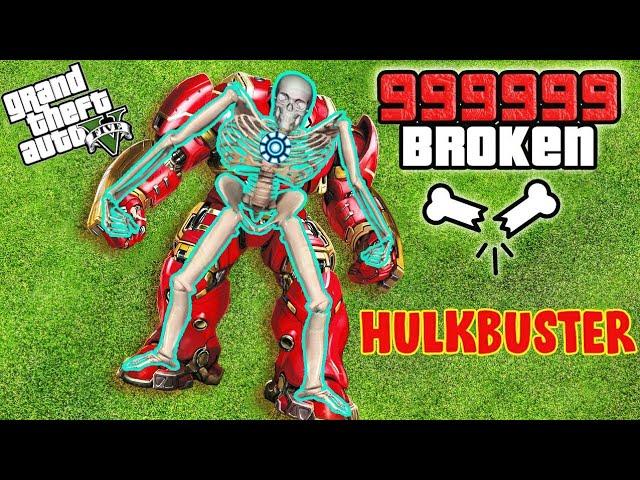 GTA 5 : Breaking EVERY BONE As HULKBUSTER In GTA V ! ( GTA 5 mods ) | Dr. Fredd Gaming