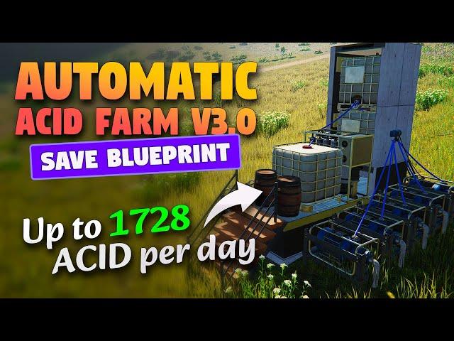 Automatic Acid Farm v3.0 (after the update) | ONCE HUMAN