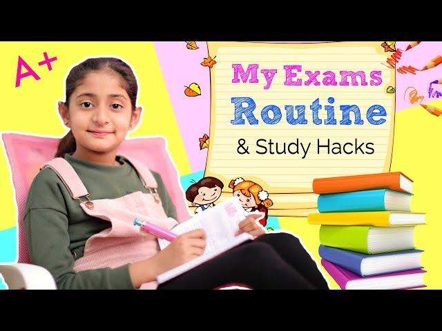 My EXAMS STUDY Routine - STUDENT HACKS | #Tips #Sketch #MyMissAnand