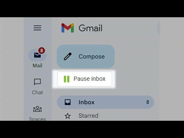 How to Pause Your Inbox in Gmail