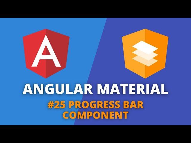 Angular Material #25 - Progress Bar Component