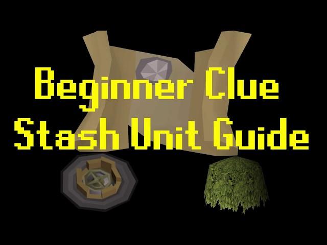 OSRS Beginner Clue Scroll Stash Units Guide