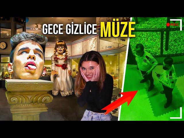 GECE GİZLİCE MÜZE 'DE KALMAK !? @siladundar1