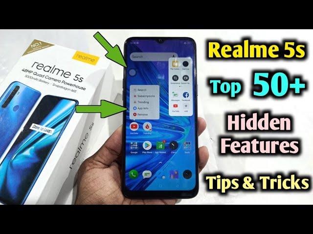 Realme 5s Top 50+ Hidden Features | Realme 5s Tips & Tricks in Hindi