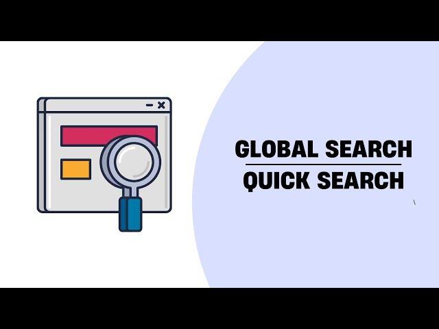 Global Search Odoo, Quick Search Odoo