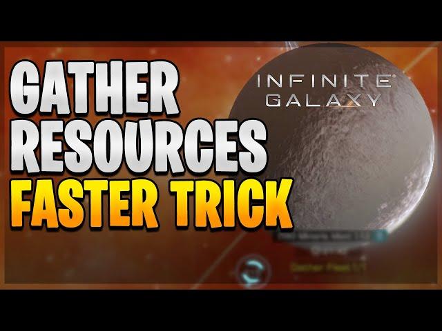 How to Gather Resources Fast Tips | Infinite Galaxy