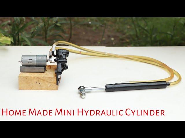 how to make mini hydraulic system