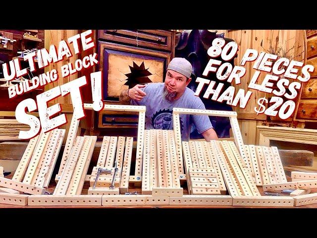 Ultimate DIY Building Blocks / Construction Set  - Make Money Woodworking