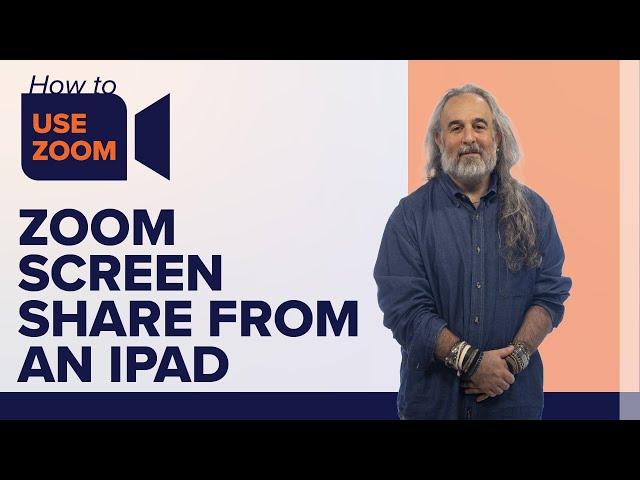 How to Use Zoom Screen Sharing from an iPad | How to Use Zoom