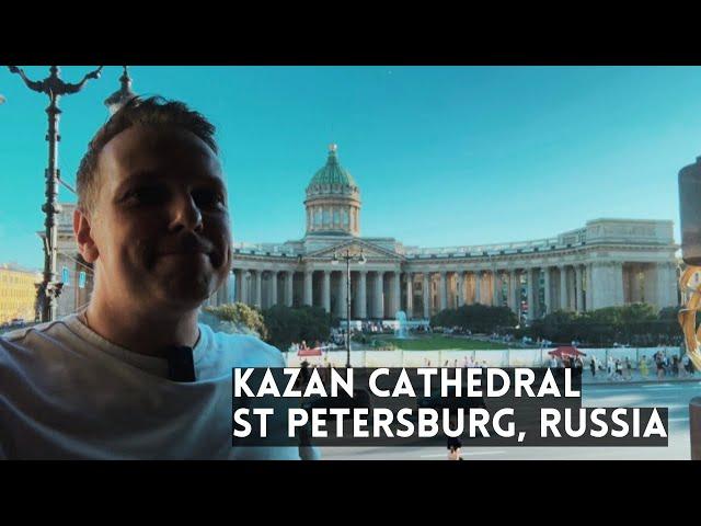 KAZAN CATHEDRAL! The Main Orthodox Christian Church in St Petersburg, Russia (1811)