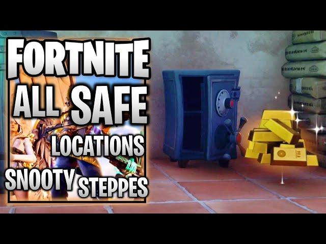 Fortnite - All 5 Safe Locations Snooty Steppes