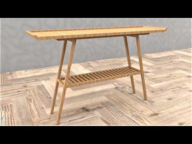 How to make Console Table in SketchUp