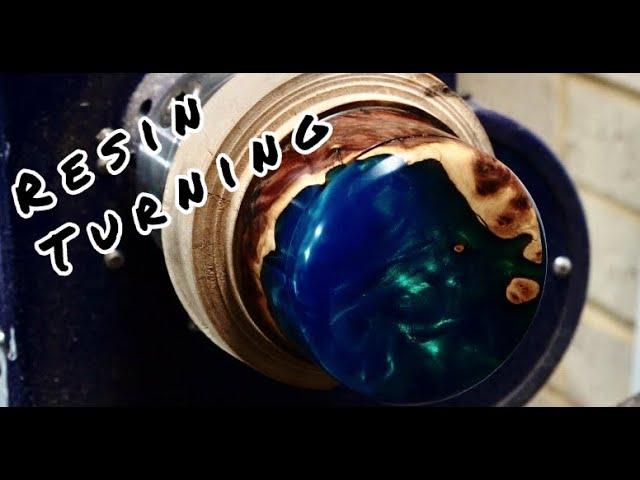 How To Turn Resin || Woodturning Resin