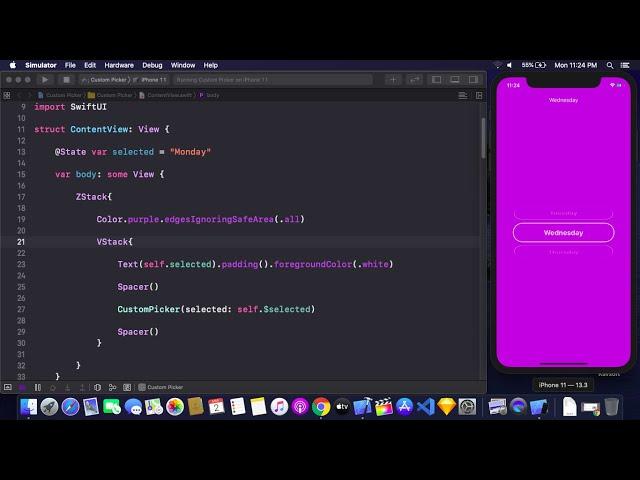 Customizing Picker View Using SwiftUI - Custom Picker Using SwiftUI - SwiftUI Tutorial