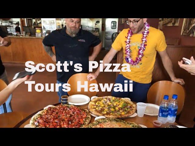 Scott's Pizza Tours Hawaii with Real Hawaiian Poke Pizza, Seafood,  and More