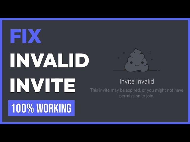 How To Fix Invalid Invite Link on Discord (WORKING 2024)