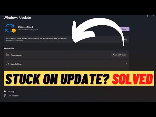 How to Fix Update KB5008353 Not Installing On Windows 11