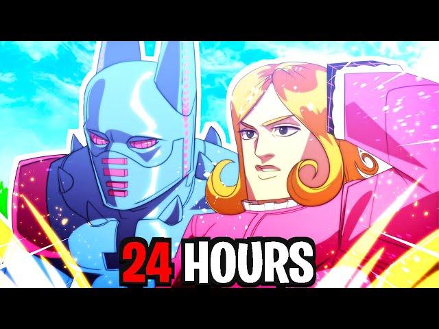 I Survived 24 Hours As Funny Valentine In YBA (Roblox)