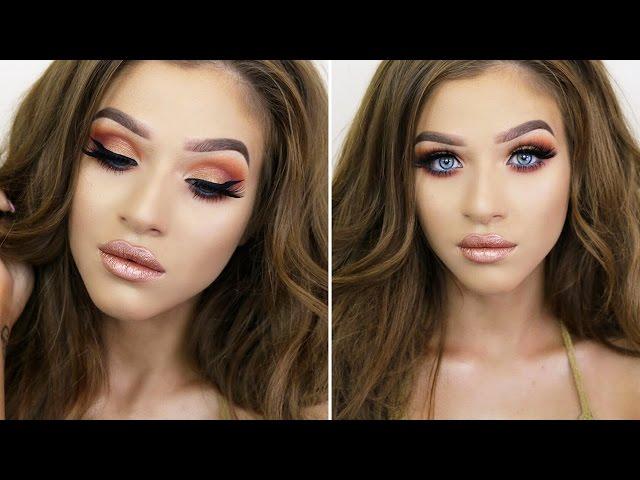 Full Coverage Gold Festival Makeup Look Tutorial 2017 - MOSTLY DRUGSTORE/AFFORDABLE MAKEUP