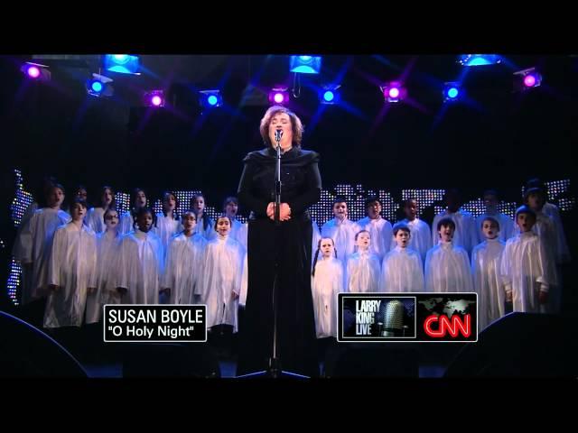 Susan Boyle - O Holy Night - Larry King LIve - December 2010