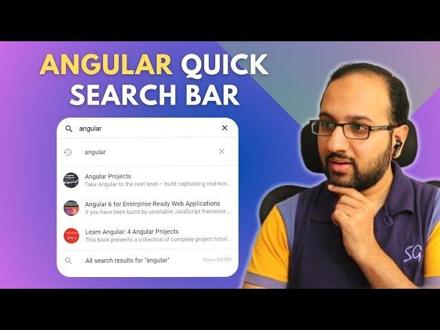 How to add Quick Search to your Angular app with Google Books API!