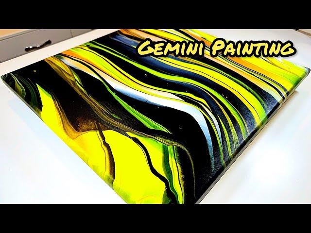 Must Watch! Gemini-Inspired Fluid Abstract Art