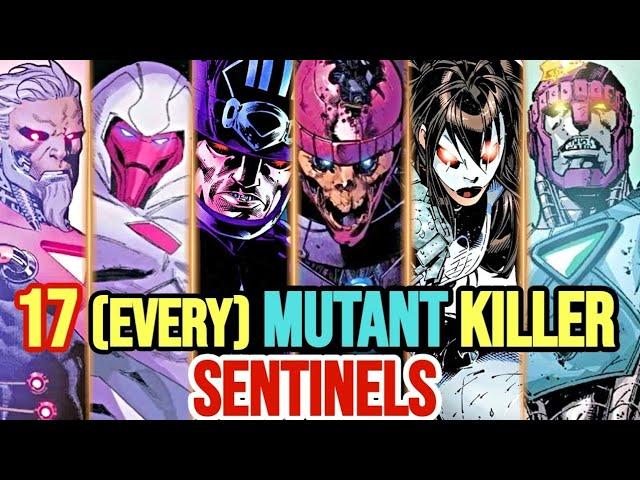 17 (Every) Mutant Killer Sentinel Models In X-Men Universe - Explored