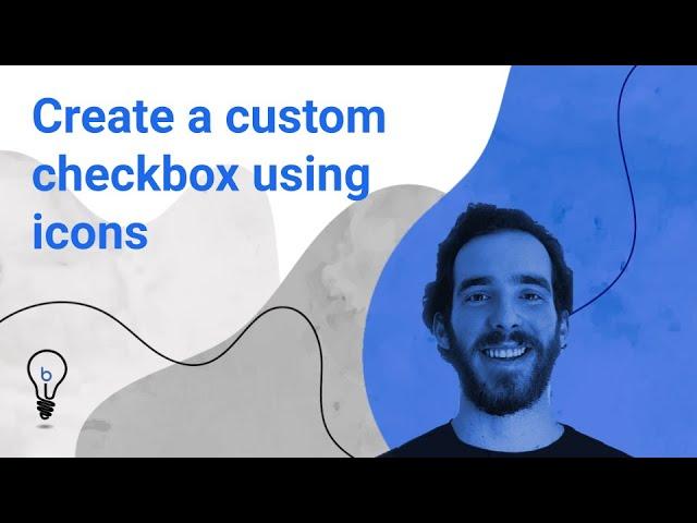 Create a custom checkbox using icons - Bubble.io