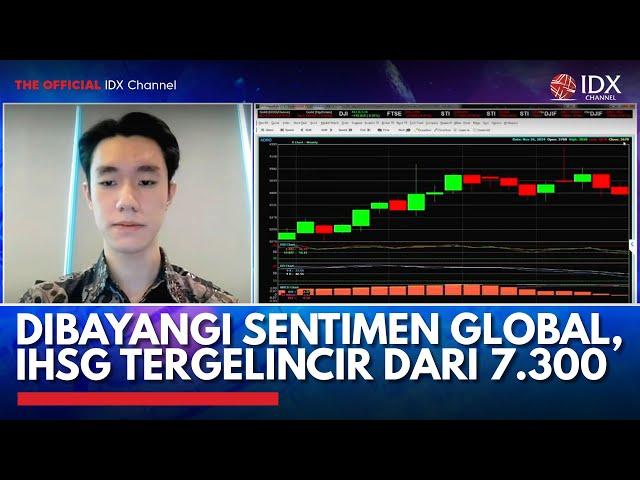 Dibayangi Sentimen Global, IHSG Tergelincir dari 7.300 | IDX CHANNEL