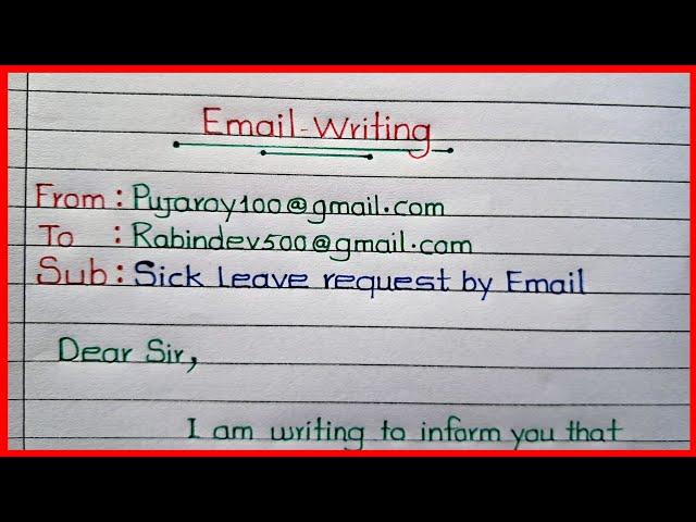 Email Writing In EnglishEmail writing Format/Sample || How to write Email in English