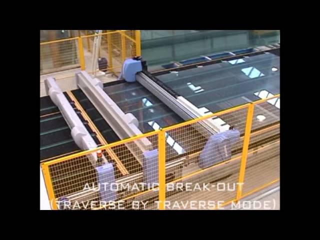 Macotec - Float Glass Cutting Line - Automatic compact break-out system