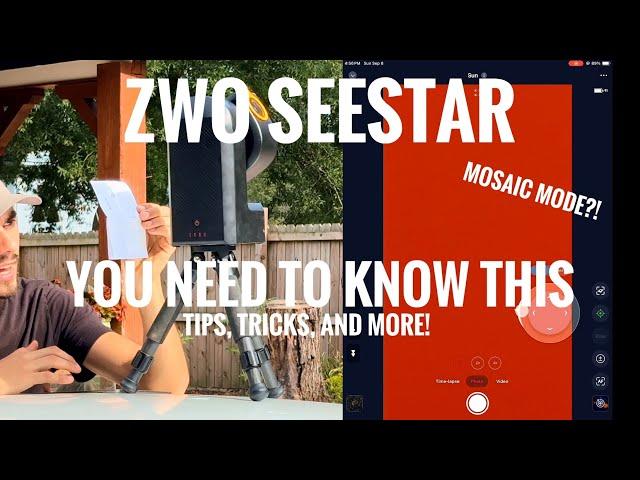 ZWO SEESTAR: THE UPDATED GUIDE! (Mosaic Mode!)