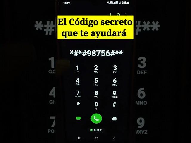 Aplica este código oculto en tu celular #informatica #tecnologia #information #android #trucos