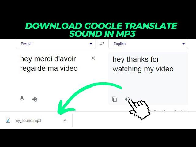 Convert Google Translate Voice into MP3 by Using This Simple Trick